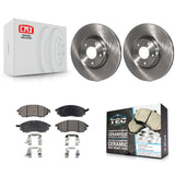 Front Brake Rotors & Ceramic Pad Kit For INFINITI Nissan G37 Murano G35 M35 370Z