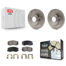 Load image into Gallery viewer, Front Disc Brake Rotors &amp; Ceramic Pad Kit For Hyundai Sonata Kia Optima Magentis