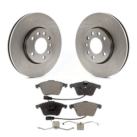 Front Brake Rotor & Ceramic Pad Kit For 2010 Saab 9-3X With 285mm Diameter
