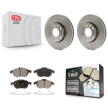 Load image into Gallery viewer, Front Disc Brake Rotors &amp; Ceramic Pad Kit For Saab 9-3 With 285mm Diameter Rotor