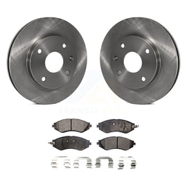 Front Disc Brake Rotor & Ceramic Pad Kit For Suzuki Forenza Reno Chevrolet Optra