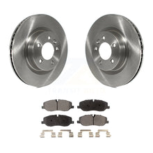 Charger l&#39;image dans la galerie, Front Disc Brake Rotors And Ceramic Pads Kit For Land Rover Range Sport LR3