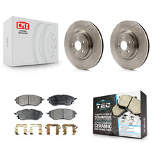 Charger l'image dans la galerie, Front Disc Brake Rotors And Ceramic Pads Kit For Subaru Forester Outback Legacy