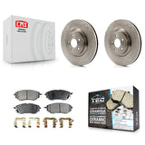 Front Disc Brake Rotors And Ceramic Pads Kit For Subaru Forester Outback Legacy