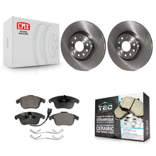 Charger l'image dans la galerie, Front Brake Rotor &amp; Ceramic Pad Kit For Volkswagen Passat Tiguan Audi Q3 Quattro