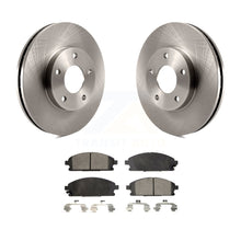 Charger l&#39;image dans la galerie, Front Disc Brake Rotors And Ceramic Pads Kit For 2004-2006 Nissan X-Trail