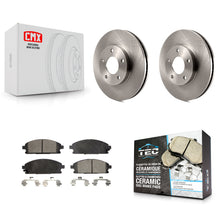 Load image into Gallery viewer, [Front] 2004-2006 Nissan X-Trail Premium OE Brake Rotors &amp; Ceramic Pads Kit For Max Braking