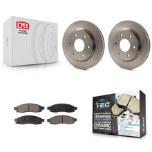 Load image into Gallery viewer, Front Disc Brake Rotor And Ceramic Pad Kit For Nissan TITAN Armada INFINITI QX56