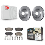 Front Disc Brake Rotors And Ceramic Pads Kit For Hyundai Accent Kia Rio Rio5