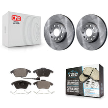 Load image into Gallery viewer, Front Brake Rotor Ceramic Pad Kit For Volkswagen Jetta Beetle Golf Rabbit Eos A3