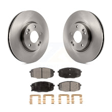 Charger l&#39;image dans la galerie, Front Disc Brake Rotors And Ceramic Pads Kit For Kia Forte Koup Forte5