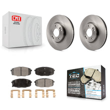 Charger l'image dans la galerie, Front Disc Brake Rotors And Ceramic Pads Kit For Kia Forte Koup Forte5