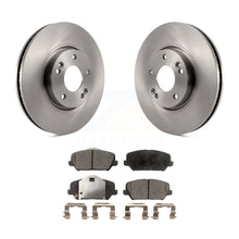 Charger l&#39;image dans la galerie, Front Disc Brake Rotors And Ceramic Pads Kit For Kia Forte Forte5 Koup