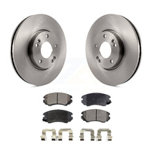 Charger l&#39;image dans la galerie, Front Disc Brake Rotors And Ceramic Pads Kit For 2006-2010 Hyundai Sonata 3.3L