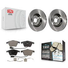 Load image into Gallery viewer, Front Disc Brake Rotors And Ceramic Pads Kit For Volkswagen Passat CC Golf R R32
