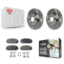 Load image into Gallery viewer, Front Disc Brake Rotors And Ceramic Pads Kit For Toyota Yaris Prius C Scion iQ