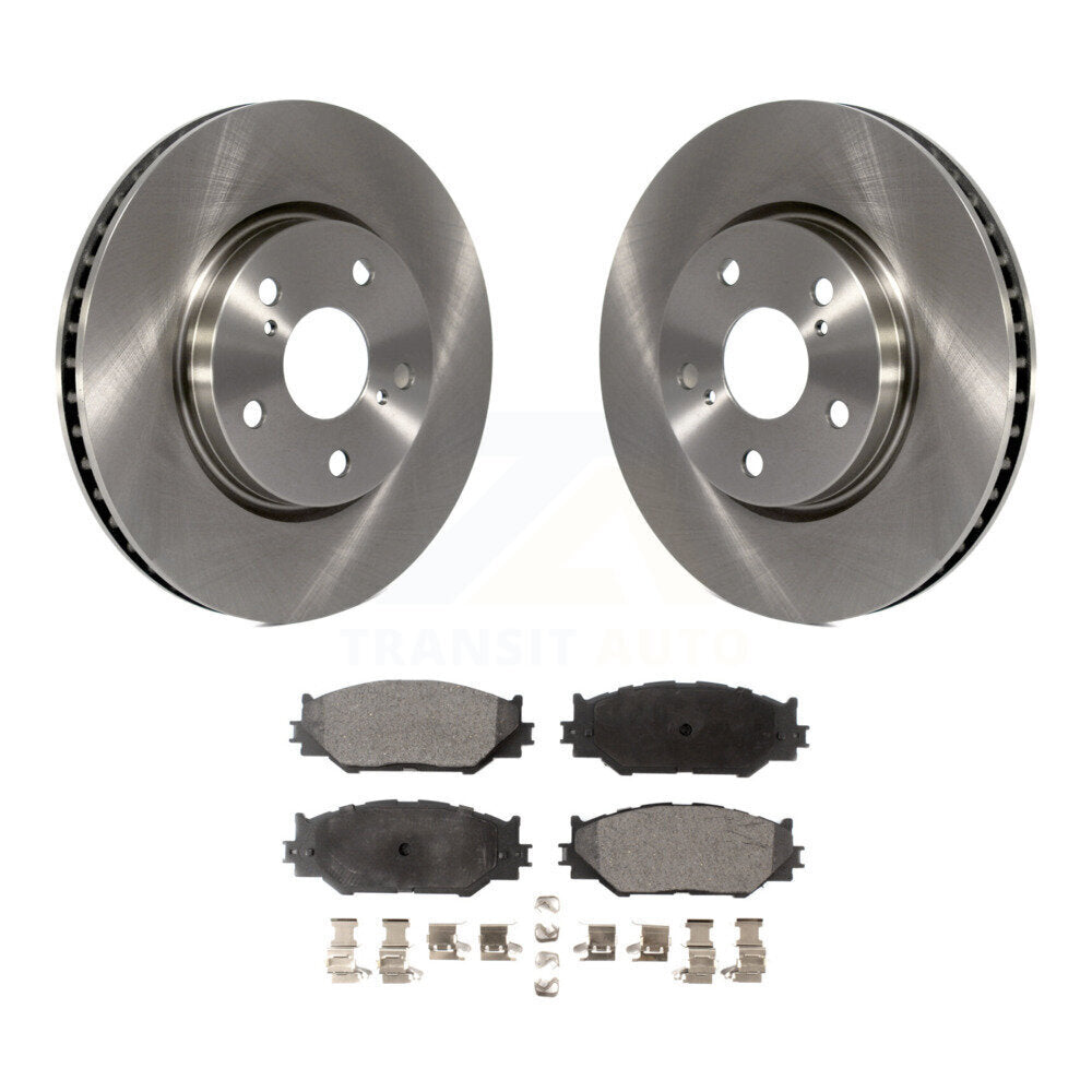 Front Disc Brake Rotors And Ceramic Pads Kit For Lexus IS250