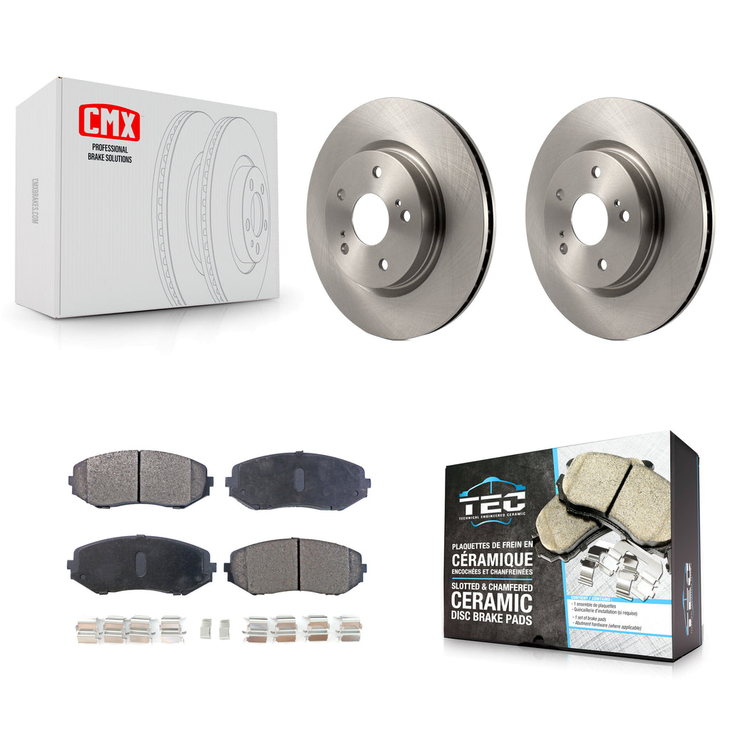 [Front] 2006-2013 Suzuki Grand Vitara Premium OE Brake Rotors & Ceramic Pads Kit For Max Braking