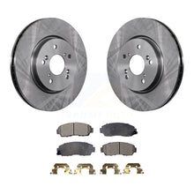 Load image into Gallery viewer, Front Disc Brake Rotor Ceramic Pad Kit For Honda CR-V Acura RDX Accord Crosstour