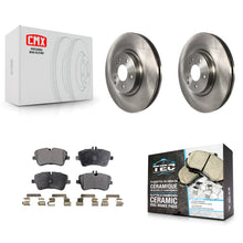 Charger l'image dans la galerie, Front Disc Brake Rotors And Ceramic Pads Kit For Mercedes-Benz SLK280 C320