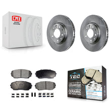 Load image into Gallery viewer, Front Disc Brake Rotors And Ceramic Pad Kit For Ford Edge Mazda CX-7 Lincoln MKX