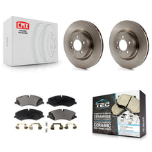 Load image into Gallery viewer, Front Disc Brake Rotors Ceramic Pad Kit For Land Rover Range Sport LR4 Discovery