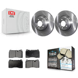 [Front] 2006-2009 Land Rover Range Supercharged Premium OE Brake Rotors & Ceramic Pads Kit For Max Braking