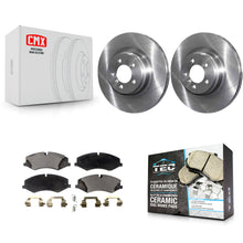 Charger l'image dans la galerie, Front Brake Rotor Ceramic Pad Kit For 10-12 Land Rover Range Naturally Aspirated