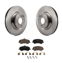 Load image into Gallery viewer, Front Disc Brake Rotors And Ceramic Pads Kit For Mercedes-Benz GLK350 GLK250