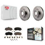 Front Disc Brake Rotors And Ceramic Pads Kit For Mercedes-Benz GLK350 GLK250