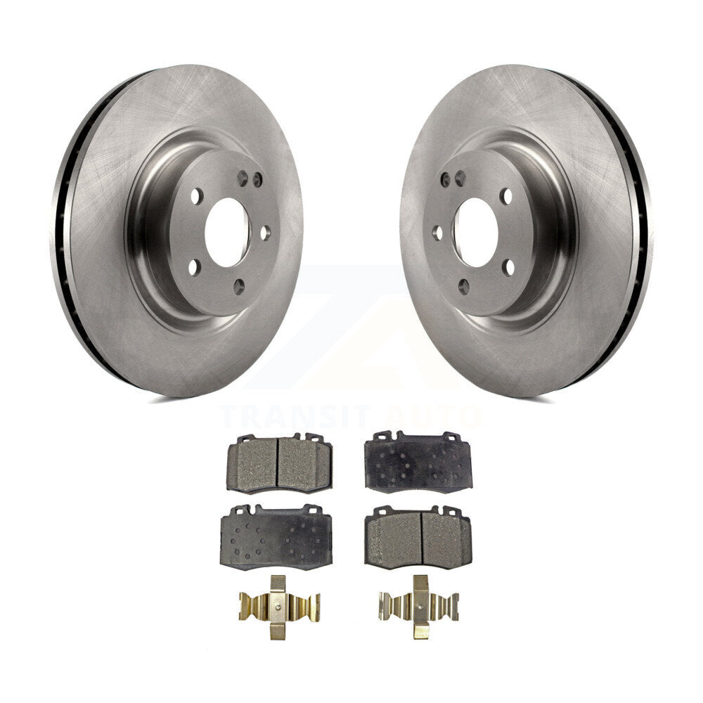 Front Disc Brake Rotors And Ceramic Pad Kit For Mercedes-Benz CLS550 CLS500 E550