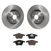 Charger l&#39;image dans la galerie, Front Disc Brake Rotors And Ceramic Pads Kit For Volvo S40 C70 V50