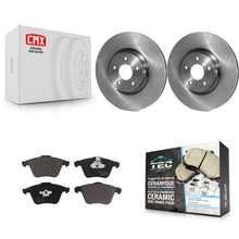Charger l'image dans la galerie, Front Disc Brake Rotors And Ceramic Pads Kit For Volvo S40 C70 V50