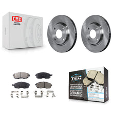 Charger l'image dans la galerie, Front Disc Brake Rotors And Ceramic Pads Kit For Nissan Sentra Versa Cube