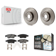 Load image into Gallery viewer, Front Disc Brake Rotors And Ceramic Pads Kit For INFINITI G37 G35 Q60