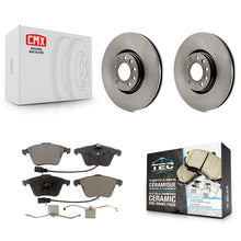 Load image into Gallery viewer, Front Brake Rotors Ceramic Pad Kit For 10-11 Saab 9-3X With 314mm Diameter Rotor