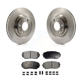 [Front] 2007-2015 Mazda CX-9 Premium OE Brake Rotors & Ceramic Pads Kit For Max Braking