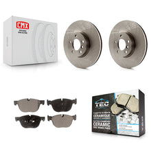 Charger l'image dans la galerie, Front Disc Brake Rotors And Ceramic Pads Kit For BMW X5 X6