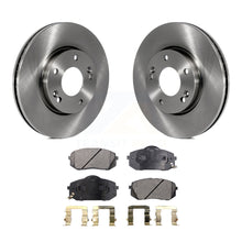 Charger l&#39;image dans la galerie, Front Disc Brake Rotors And Ceramic Pads Kit For 2007-2009 Kia Rondo