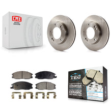 Load image into Gallery viewer, [Front] 2007-2009 Kia Sorento Premium OE Brake Rotors &amp; Ceramic Pads Kit For Max Braking
