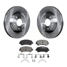 Charger l&#39;image dans la galerie, Front Disc Brake Rotors And Ceramic Pads Kit For Nissan Rogue Select