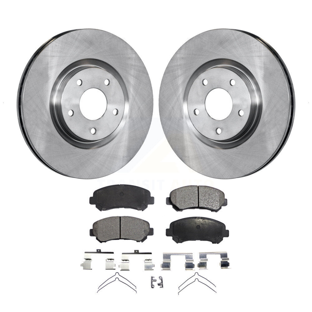 Front Disc Brake Rotors And Ceramic Pads Kit For Nissan Sentra Juke