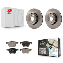 Charger l'image dans la galerie, Front Brake Rotor &amp; Ceramic Pad Kit For Volvo S60 XC70 S80 V60 Cross Country V70
