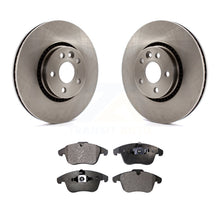 Charger l&#39;image dans la galerie, Front Disc Brake Rotors And Ceramic Pads Kit For 2008-2015 Land Rover LR2