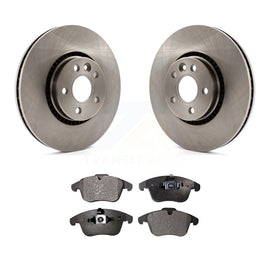 [Front] 2008-2015 Land Rover LR2 Premium OE Brake Rotors & Ceramic Pads Kit For Max Braking