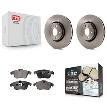 Load image into Gallery viewer, [Front] 2008-2015 Land Rover LR2 Premium OE Brake Rotors &amp; Ceramic Pads Kit For Max Braking
