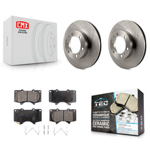 Charger l'image dans la galerie, Front Disc Brake Rotors And Ceramic Pad Kit For Toyota Tacoma 4Runner FJ Cruiser