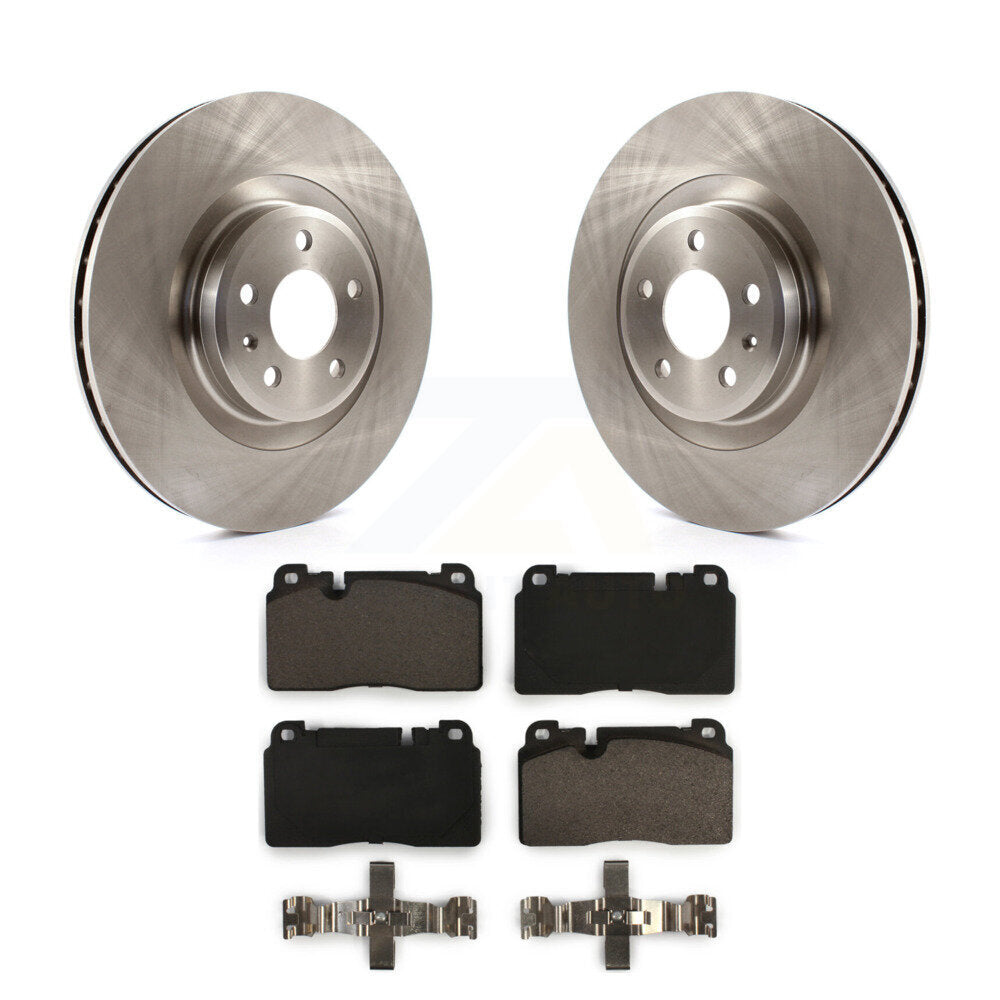 Front Disc Brake Rotors And Ceramic Pads Kit For Audi Q5