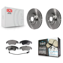 Load image into Gallery viewer, Front Disc Brake Rotors And Ceramic Pads Kit For Audi A4 Quattro Q5 A5 allroad