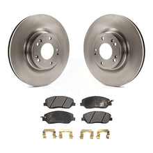 Charger l&#39;image dans la galerie, Front Disc Brake Rotors And Ceramic Pads Kit For 2009-2011 Hyundai Genesis 3.8L